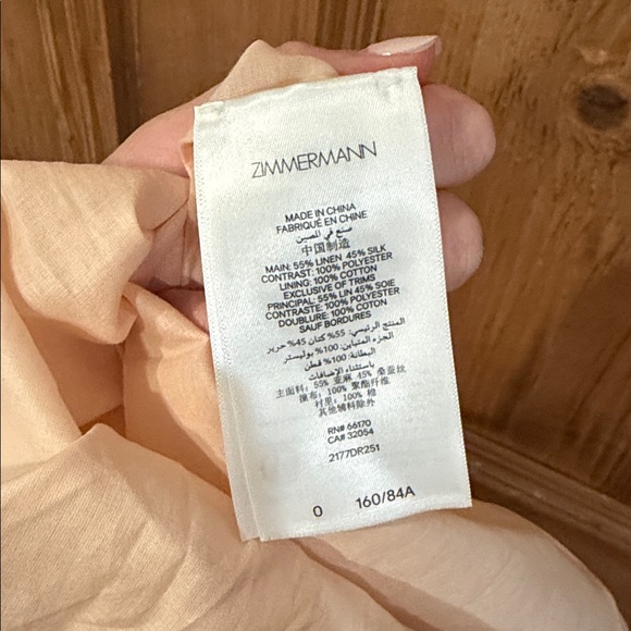 Zimmermann Crush Twist Front Midi Dress - Picture 14 of 15